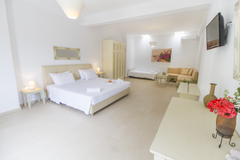 Our king Studios are equipped with a King size bed, a couch, a kitchenette, Tv,   Petrino - King Studio With Sea View 2 Entire rental unit vacation rental 20106325