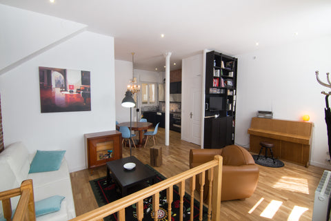 This pleasant flat of 75smq is of a souplex type,which means that it is on groun  A DESIGN AND ORIGINAL FLAT IN SACRE COEUR Entire rental unit vacation rental 25339568