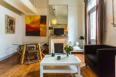 Flat of 85m2, with mezzanine floor of 36m2 including 2 double beds + big room wi  Appartment 85m2 with big TERRACE Entire guesthouse vacation rental 18239616