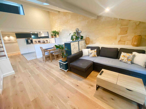 Petit cocon au dernier étage d’un petit immeuble en pierre de 3 étages en plein  Bordeaux, France Charmant loft moderne au cœur du vieux Bordeaux Entire rental unit vacation rental 50108967