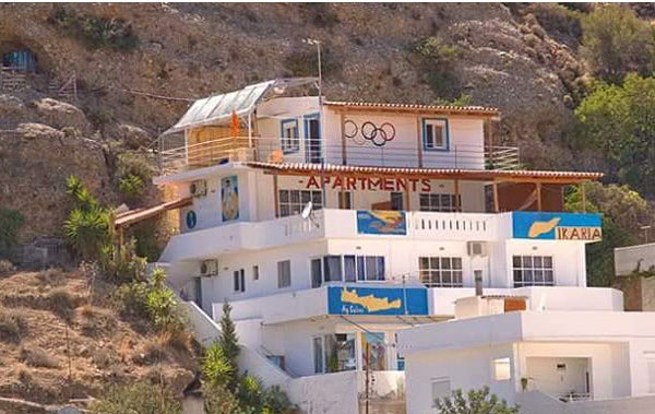Independant studio with separate bedroom, kitchen, bathroom and terrace overlook  Apartments Ikaria. Serenity - Studio Sea View Entire rental unit vacation rental 26035710