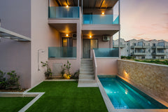 In a luxury complex, only  50 m. from Maleme beach, Ocean Breeze Maisonettes com Chania, Greece Ocean Breeze Superior Villa, Jet-Tub, 50m by beach Entire home vacation rental 47985137