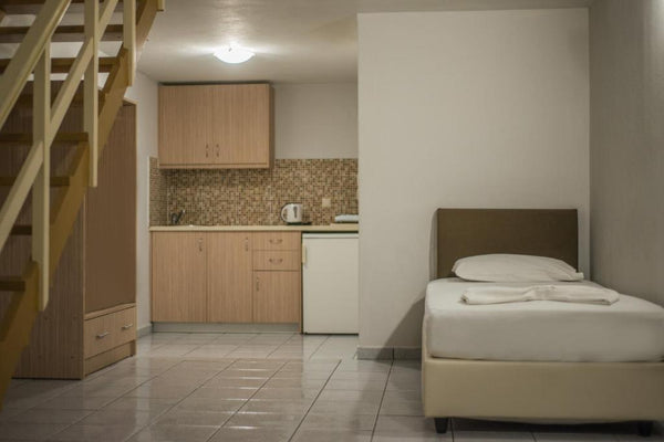 These family-run apartments score top marks for location – a few minutes’ walk g  Stefania Studios 
