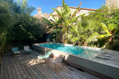 Beautiful Bordeaux house of more than 200 m2, swimming pool and garden, refurbis Bordeaux, France Family house Bordeaux centre, pool + garden Entire townhouse vacation rental 42802713