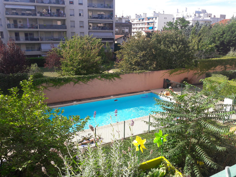 Jolie appartement, avec une grande pièce à vivre et cuisine ouverte, qui donne s Lyon, France Appartement T3 spacieux 65m², balcon + piscine Entire rental unit vacation rental 18118844