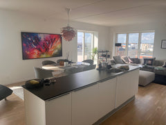 Penthouse lejlighed på 8. sal, flot udsigt over København, 114 m2 + 58 m2 tagter Copenhagen, Denmark Penthouse lejlighed Entire rental unit vacation rental 681053489349779637