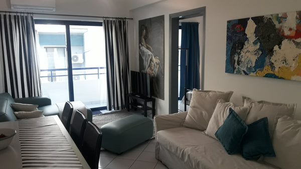 In the real center of Athens this fresh, spacious apartment is ideal for all you GR The 'BLU' apartment, central, next to metro Entire rental unit vacation rental 42709112