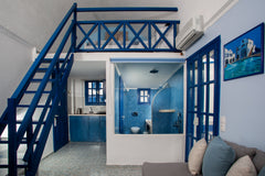 Double Maisonette with Sofa Bed is an apartment designed for couples with one ch Perissa, Greece Roula Villa Double Maisonette with Sofa Bed Private room in serviced apartment vacation rental 39550133