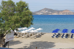 Enjoy the beachfront balconies, the options of freshly made breakfasts, just few Naxos, Greece Ippokampos Beachfront Room in aparthotel vacation rental 7738933