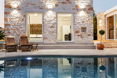 A magnificent, stand alone, traditional stone built suite with direct access to  Greece Villa Pela - Lito Entire villa vacation rental 33552723