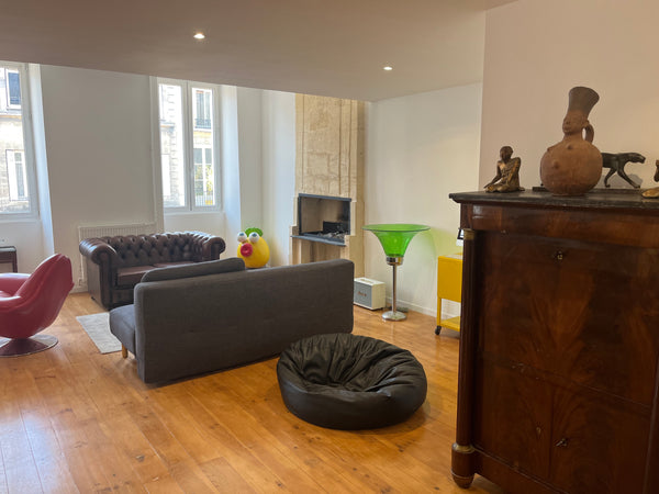 Ce logement design est proche de tous les commerces et au cœur du quartier histo Bordeaux, France Appartement spacieux et très bien placé ! Entire rental unit vacation rental 718669727317075271