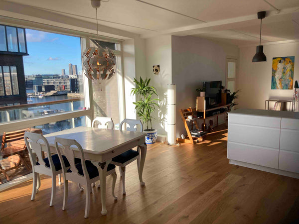 Tag hele familien med til vores hyggelige lejlighed. Lejligheden har en skøn uds Copenhagen, Denmark 130 m2 lejlighed på Sluseholmen Entire condo vacation rental 24472447