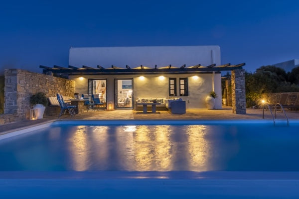 Unique natural beauty on the west side of Paros - between Parasporos and Agia Ir Paros, Greece Spectacular villa & infinity pool!  Stunning views Cycladic home vacation rental 41996936