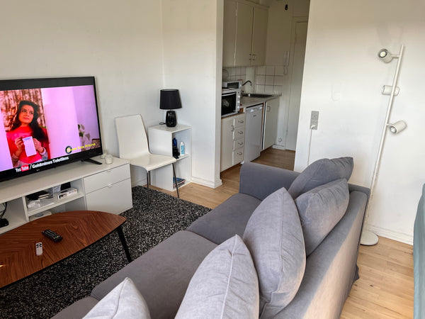 Take a break and unwind at this peaceful place with just minutes away from centr Copenhagen, Denmark Lovely 1 room with parking. Has kitchen, tv, sofa Entire condo vacation rental 700028484981050541