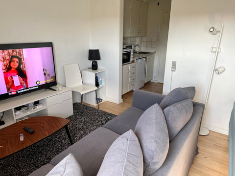 Take a break and unwind at this peaceful place with just minutes away from centr Copenhagen, Denmark Lovely 1 room with parking. Has kitchen, tv, sofa Entire condo vacation rental 700028484981050541