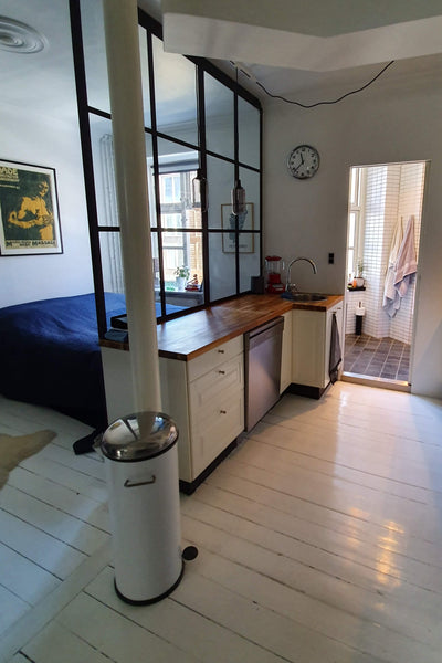 This apartment is situated in the center of the hippest area of Copenhagen 