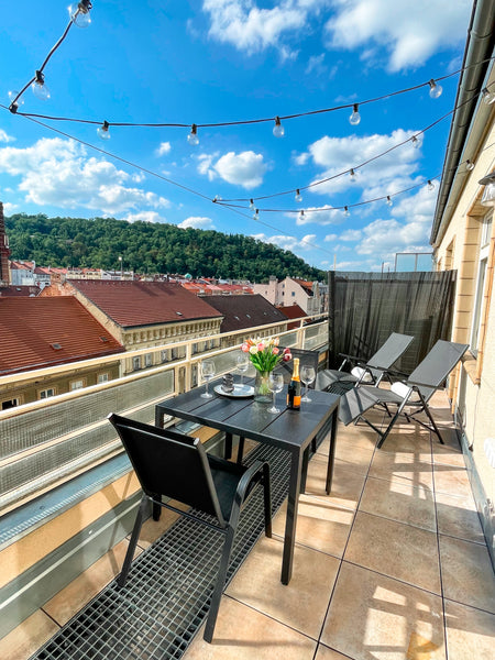 Hello :),  we are Petra and Simon and we would like to invite you to this unique Prague, Czechia Unique apartment in the city centre w/ TERRACE Entire condo vacation rental 657146580032068321