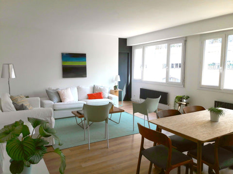 This apartment covering a space of 100m2 finds itself nestled in a residential n Bordeaux, France Well-lit family apartment w/ parking Entire rental unit vacation rental 26799530