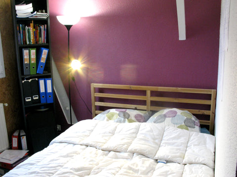 Chambre de 8,30 m2 dans un T3 avec terrasse.<br />Équipée d'un lit 2 places (140 Bordeaux, France Chambre chez l'habitant Private room in rental unit vacation rental 5274884