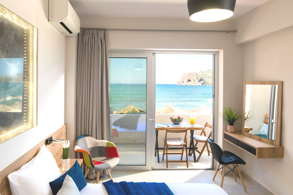 Just Creta beachfront apartment is a brand new and sea view deluxe fully equippe  Just Creta beachfront apartment Νο 2 Entire rental unit vacation rental 50042403