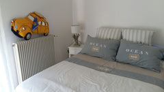 Chambre  lit 140 avec penderie et bureau deco bord de mer dans appart dans leque  Chez l habitant Private room in rental unit vacation rental 29925829