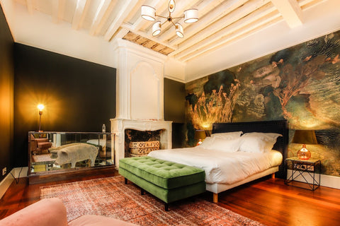 THE CONCEPT <br /> <br />This XVIIIth century residence of character combines th  Superb pink suite and its scintillating pig signed Private room in bed and breakfast vacation rental 45966491