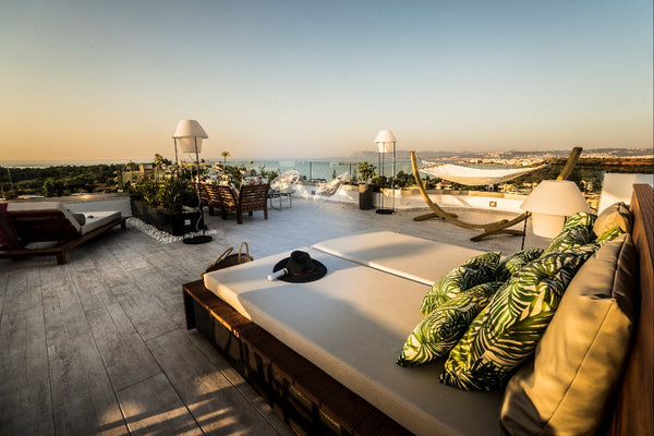 Enjoy the magnificent view of the Cretan Sea while relaxing in the contemporary  Chania, Greece Hill House, roof garden, pool, close to the beach Entire villa vacation rental 42030653