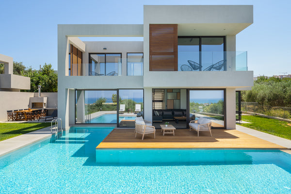 Villa Ostria enjoys an elevated position in Pirgos village, between the resorts  Rethimnon, Greece Villa Ostria - high spec design with amazing views Entire villa vacation rental 54010495