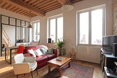 We completed the complete refurbishment of this Canut apartment (from 1820) in 2 Lyon, France Typical Canut flat, w/ view over Lyon & Fourviere Entire rental unit vacation rental 15594472