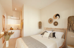 This boho room with exquisite interior design is brand new and ready to welcome   Vitali Room Entire guesthouse vacation rental 43999948