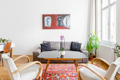 Share the 6-foot long tub with a loved one in a bathroom that also features a un  Spacious Historic Central Arts District Apartment Entire rental unit vacation rental 19174290