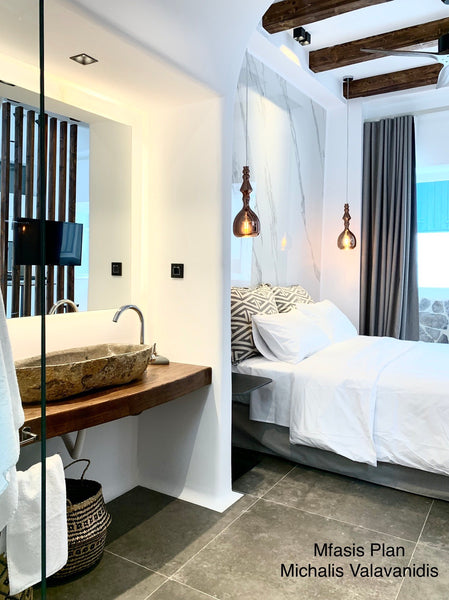 Our newly renovated rooms located in the heart of Mykonos town,  a  luxury desig  #𝓐𝓵𝓵𝓾𝓻𝓮 1 Luxury in the Heart of Mykonos ! Private room in rental unit vacation rental 44637782