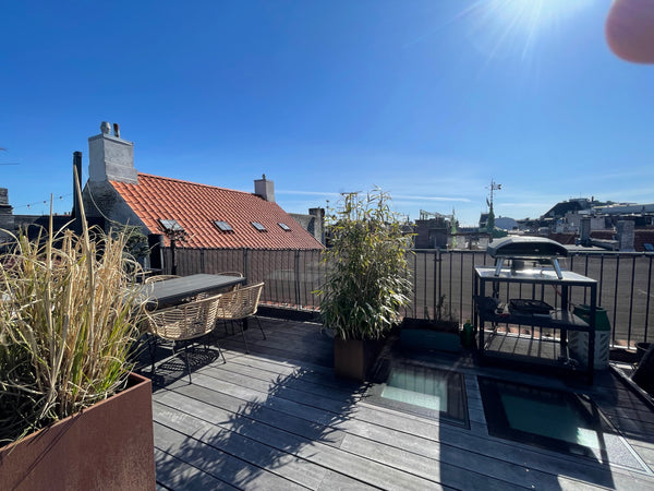 Central located apartment on the 4th floor. In a courtyard, drawn back from the  Holte, Denmark 45sqm Private rooftop, 140sqm cosy apartment Entire rental unit vacation rental 603697782801750143