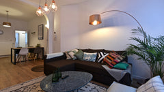 Our place has been fully renovated & is located in the lively central heart of A Antwerp, Belgium luxurious ground floor apartment & terrace Entire rental unit vacation rental 14798944