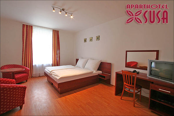 Aparthotel Susa  is tranquilly and conveniently located in Královské Vinohrady,  Prague, Czechia Aparthotel Susa-double apt. Entire serviced apartment vacation rental 31395573