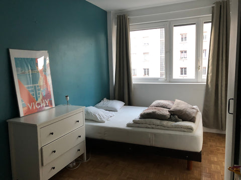 Une chambre avec un lit double, confortable ! Idéal pour étudiant, stagiaire, je Lyon, France Votre chambre à Lyon ! Private room in rental unit vacation rental 16262915