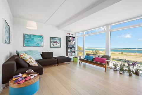 Amazing and unobstructed view of the sea towards Amager Strandpark, Øresund and  Copenhagen, Denmark Beach apartment close to the city with sea view Entire condo vacation rental 10715323