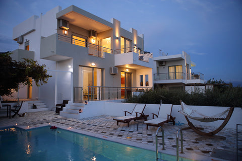 - A Luxury "2 floor" Villa next to the sea for up to 8 people!<br />- 4 bedrooms Ierapetra, Greece Euphoria villas - Villa "Thalassa" (8 People) Entire villa vacation rental 18210004