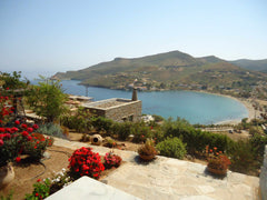 Our cozy and spacious Studio is set on the ground level of our summer house, wit  Cozy Studio with amazing sea views over Otzias-Kea Entire guesthouse vacation rental 30700742