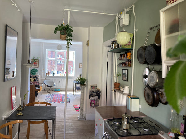 This is my lovely little home. A 54 square meter apartment on the 2nd floor of a Copenhagen, Denmark Artist home in the heart of Vesterbro Entire rental unit vacation rental 11156462