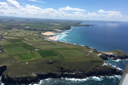 Cornish Coastline Motorglider Trip  Private Tours and Travel Guide Europe London CITY Newquay Destination Tour