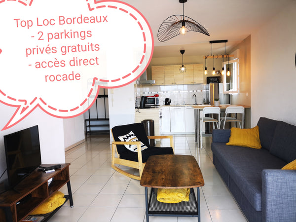 Logement calme et élégant en région Bordelaise.<br />Commerces Boulangerie Pharm Villenave-d'Ornon, France ⭐⭐⭐Au Cocon d'ornon - Top Location Bordeaux Entire rental unit vacation rental 54032183