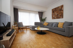 The modern apartment of 95m2 is located in a quiet residential area well served  Belgium Furnished apartment of 95m2 with 2 large bedrooms Entire rental unit vacation rental 30622917