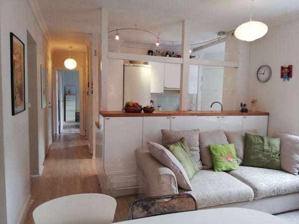 This is a 100m2 bright first floor apartment next to the Amagerbro metro station Copenhagen, Denmark Cozy apartment near center Entire rental unit vacation rental 39787770