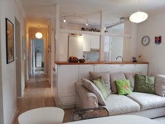 This is a 100m2 bright first floor apartment next to the Amagerbro metro station Copenhagen, Denmark Cozy apartment near center Entire rental unit vacation rental 39787770