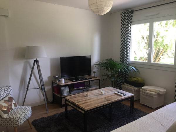 Ce grand T2 de 56 m² calme et très lumineux (expsosé est) est situé dans le quar Bordeaux, France T2 Chartrons,calme, vue sur jardin Entire rental unit vacation rental 7865716