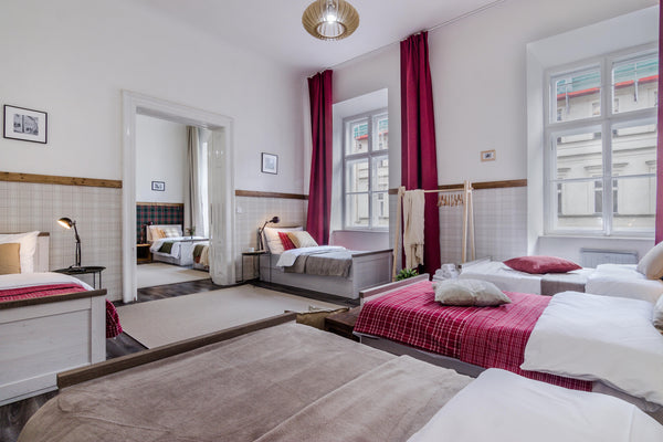 This spacious and stylish apartment suitable up to 9 people is centrally located Hlavní město Praha, Czechia Historic Centre Prague APT V2 by Michal&Friends Entire rental unit vacation rental 42462906