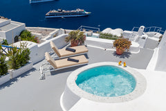 Located right on the Caldera, within a 5-minute walk of Fira, Ananda Infinity is  Ananda Infinity Entire villa vacation rental 27014408