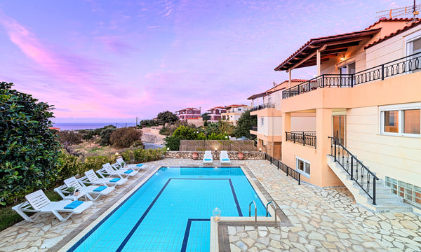 Welcome to Mare Blue Villas in Kournas.<br />This beautiful and elegant property London, United Kingdom Mare Blue Villas Heated Pools Entire villa vacation rental 43607359