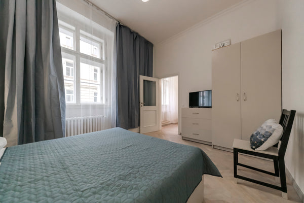 Forget your worries in this spacious and serene space.<br />Quiet Cosy&comfy apa  Lovely 1 bedroom apartment in Žižkov, Prague Entire condo vacation rental 600536794460462845